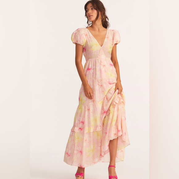 LoveShackFancy Dresses & Skirts - NWT $595 LoveShackFancy Karalie Cotton-silk Maxi Dress